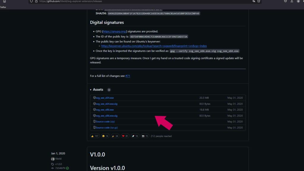SVG Explorer Extension sur github.com